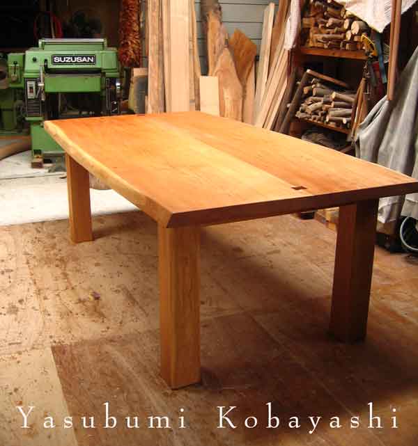 80％,【那須高原　じざい工房　小林康文の素材を活かす家具づくり】胡桃材のテーブル
